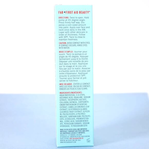 First Aid Beauty 10% Vitamin C Brightening Serum - 1.7 fl oz/50 ml - NIB - Picture 5 of 7